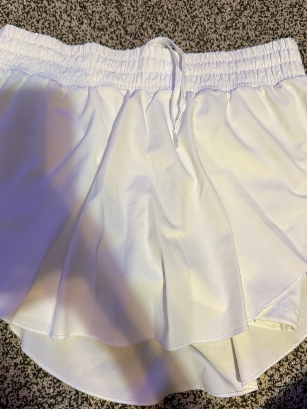 Under Armour White Women's Athletic Drawstring Shorts